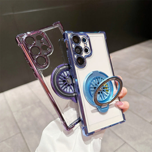 Nova-Drop Drop-resistant Phone Case w/ Rotating Gyro Magnetic Bracket for S22, S23, S24 &S25 series