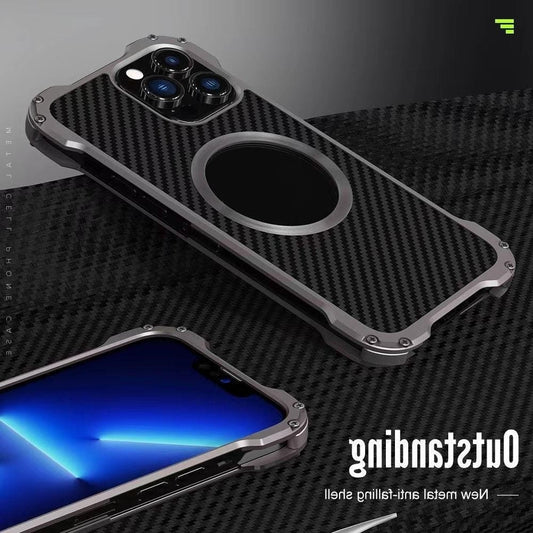 Nova-Drop Magnetic Metal Breathable Phone Case