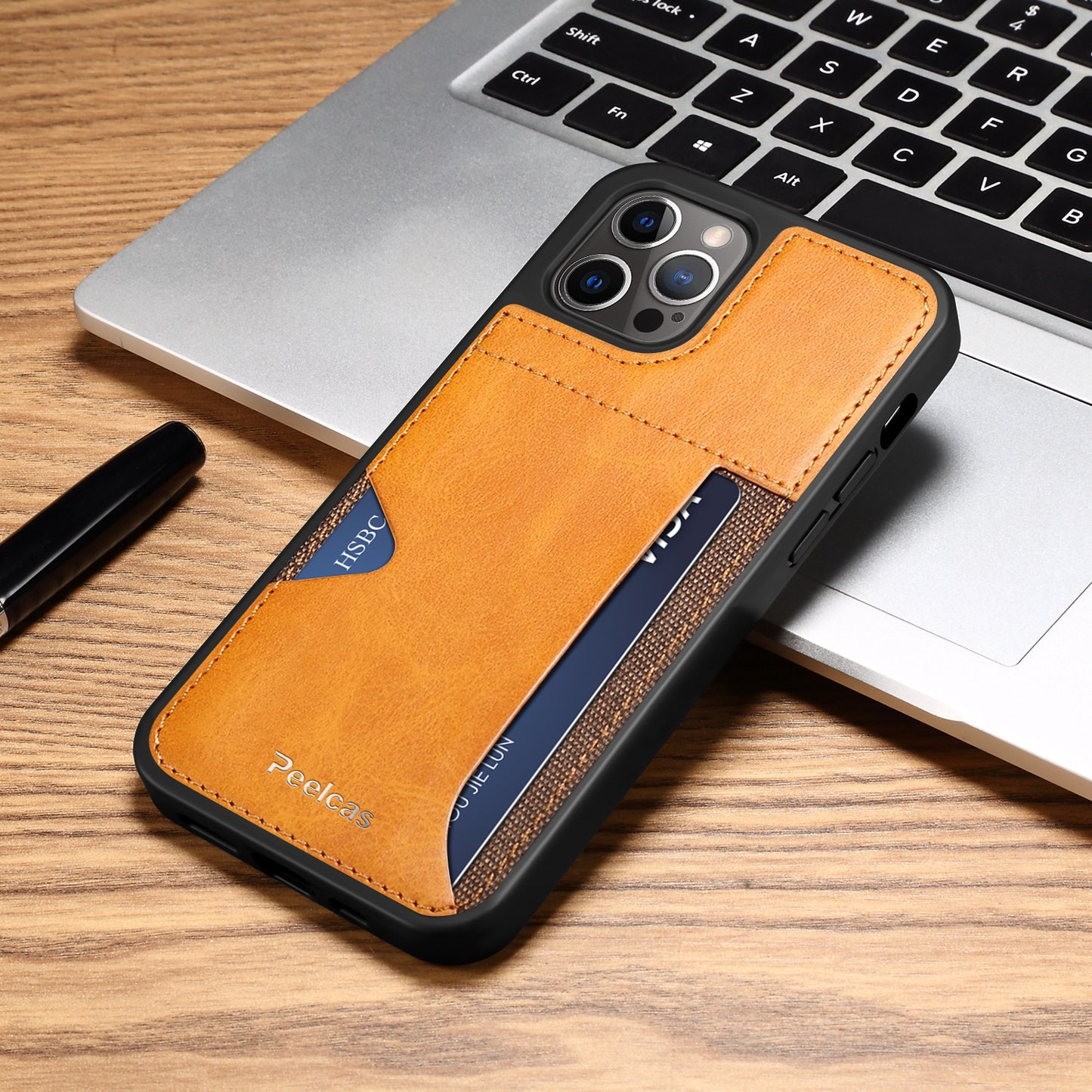 Nova-Drop Business Back Leather Card Phone Case Iphone 11 -13 series