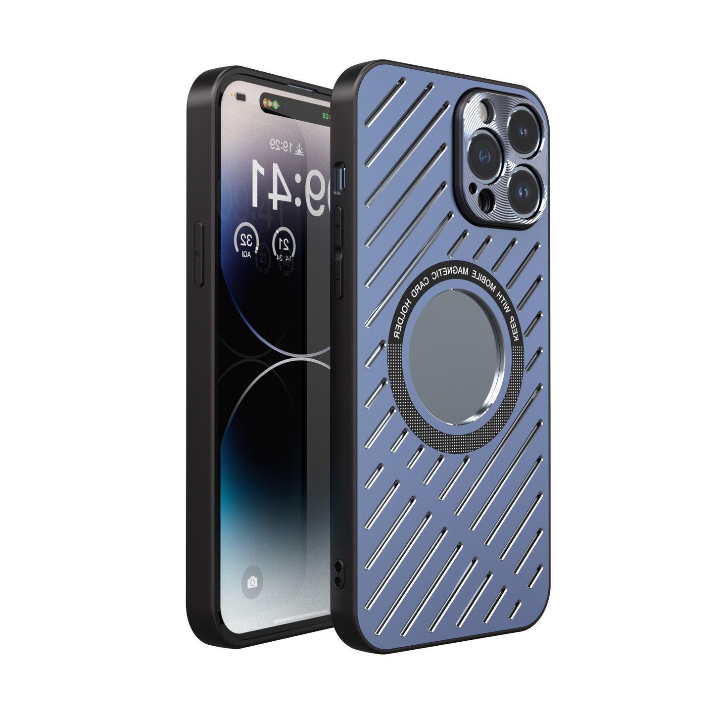 Nova-Drop Magnetic Metal Breathable Phone Case